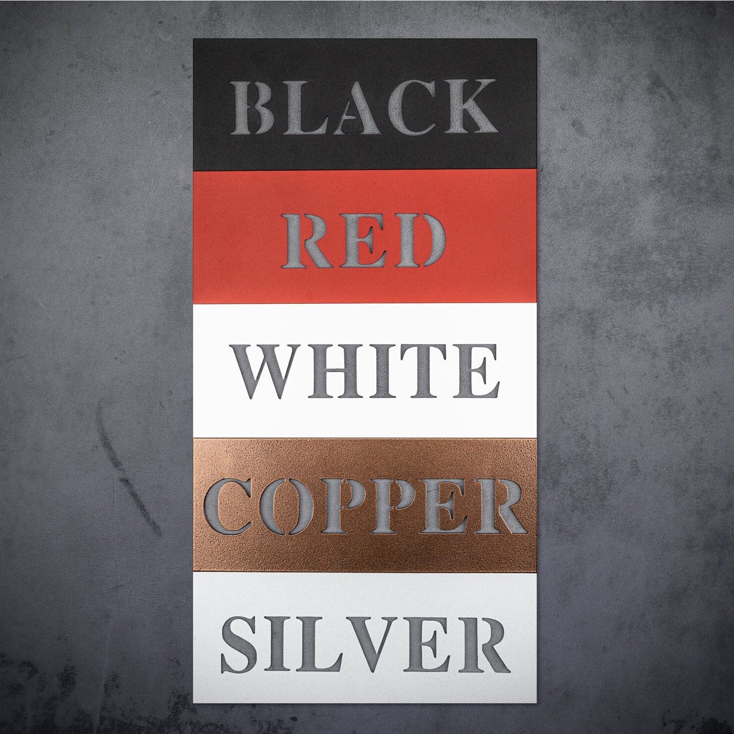 Personalized Bear Monogram Metal Wall Art, Family Name Sign