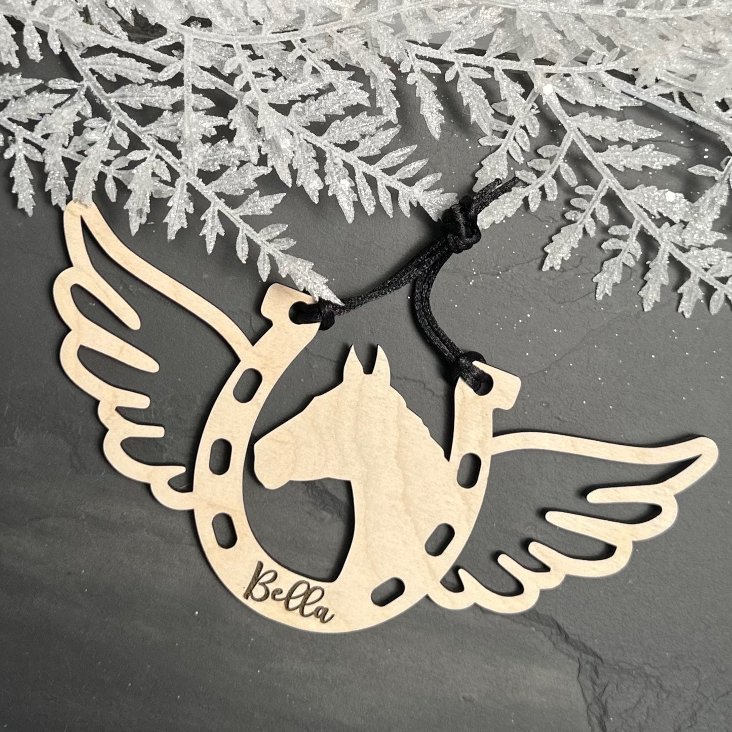Horse Memorial Ornament, Custom Equestrian Gift, Horse Lover Gift, Memorial Ornament