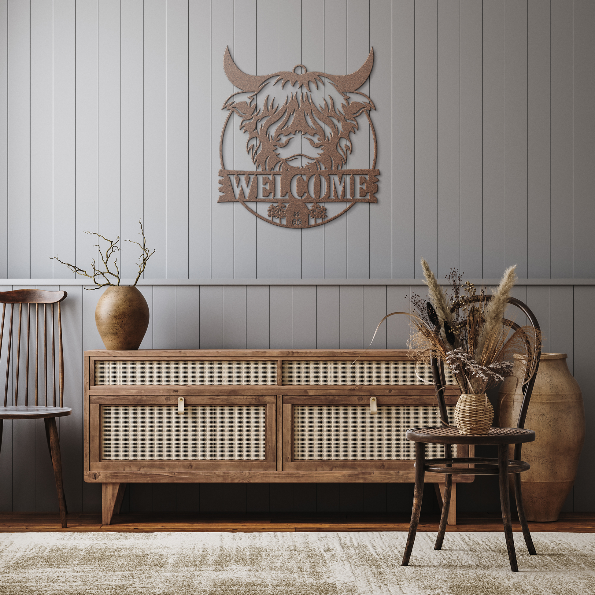 Highland_Cow_Welcome_Copper_Rustic_Hallway_Mockup.png_11998241