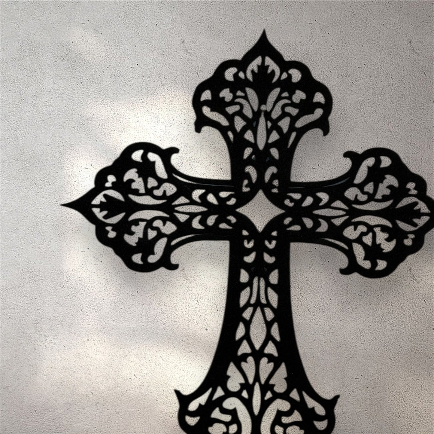 Filigree Metal Cross Wall Art | Decorative Christian Wall Decor | Elegant Faith Home Accent | Religious Gift