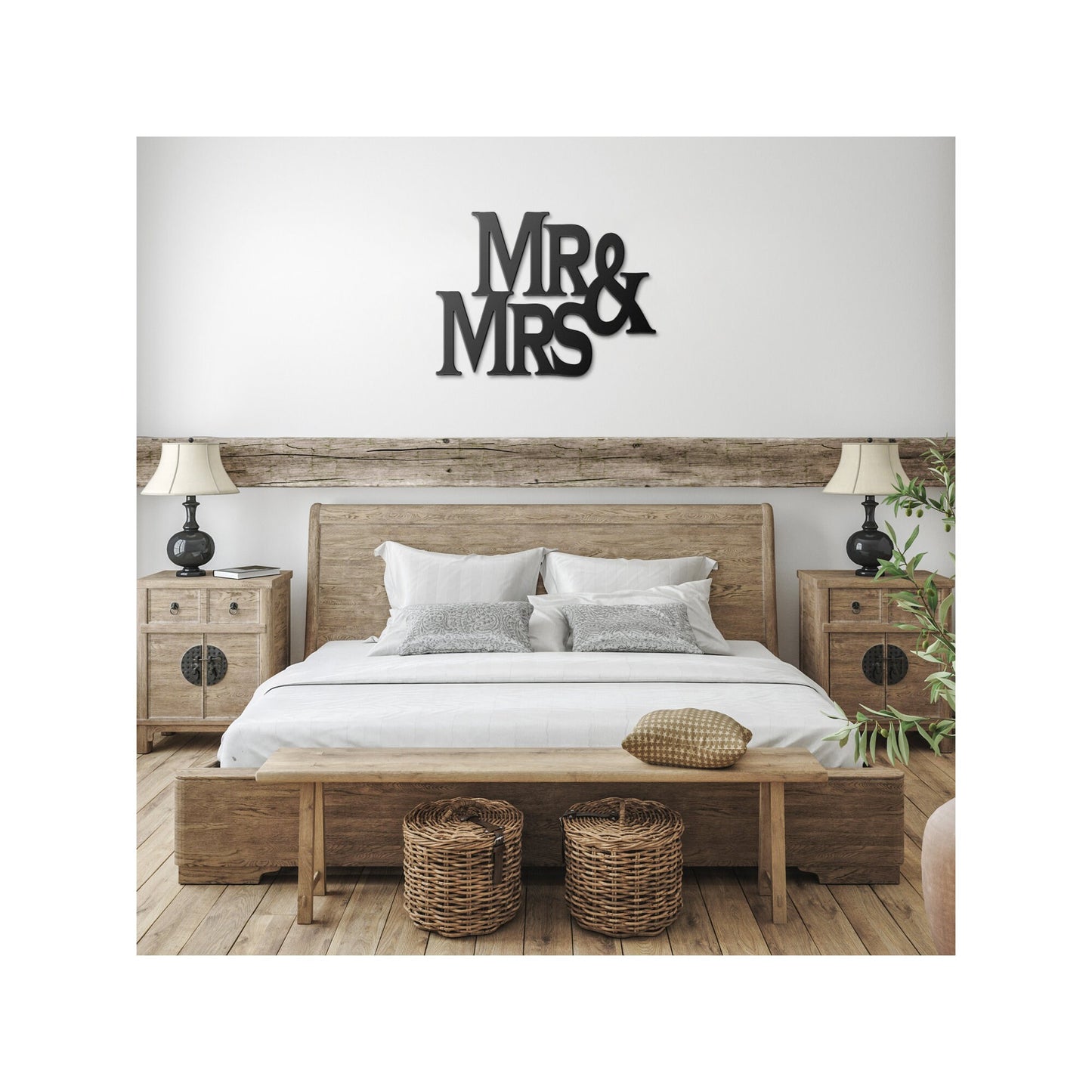 Mr & Mrs Metal Wall Art, Metal Wall Hanging, Housewarming Gift, Wedding Gift, Anniversary Gift, Welcome Home Decor, Unique Outdoor Sign, artwork