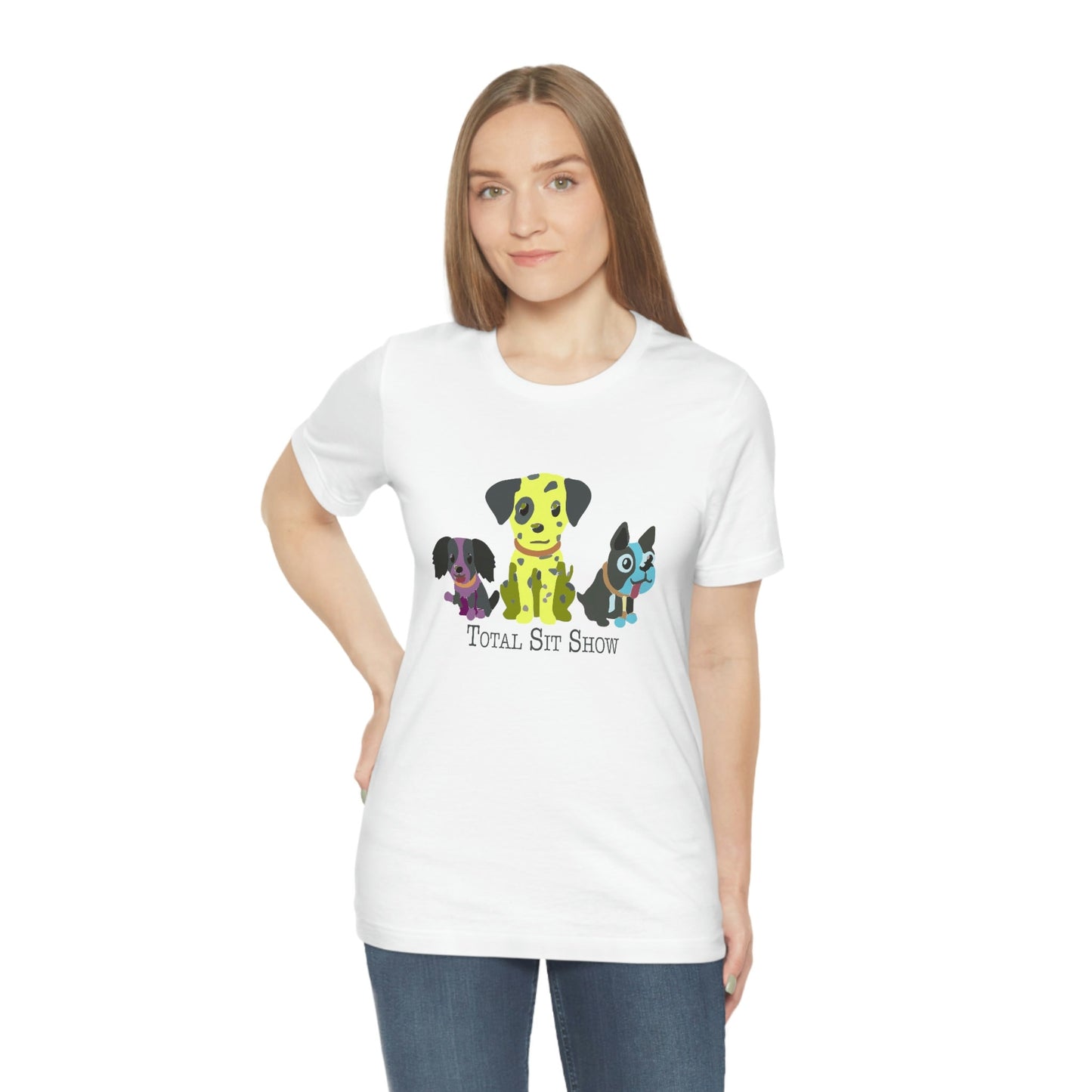 Total Sit Show Dog Tee Shirt, Dog Lover TShirt, Funny Dog T-Shirt, Gift for Pet Lover, Dog Mama, Dog People, Dog Mom, Gift for Women or Men