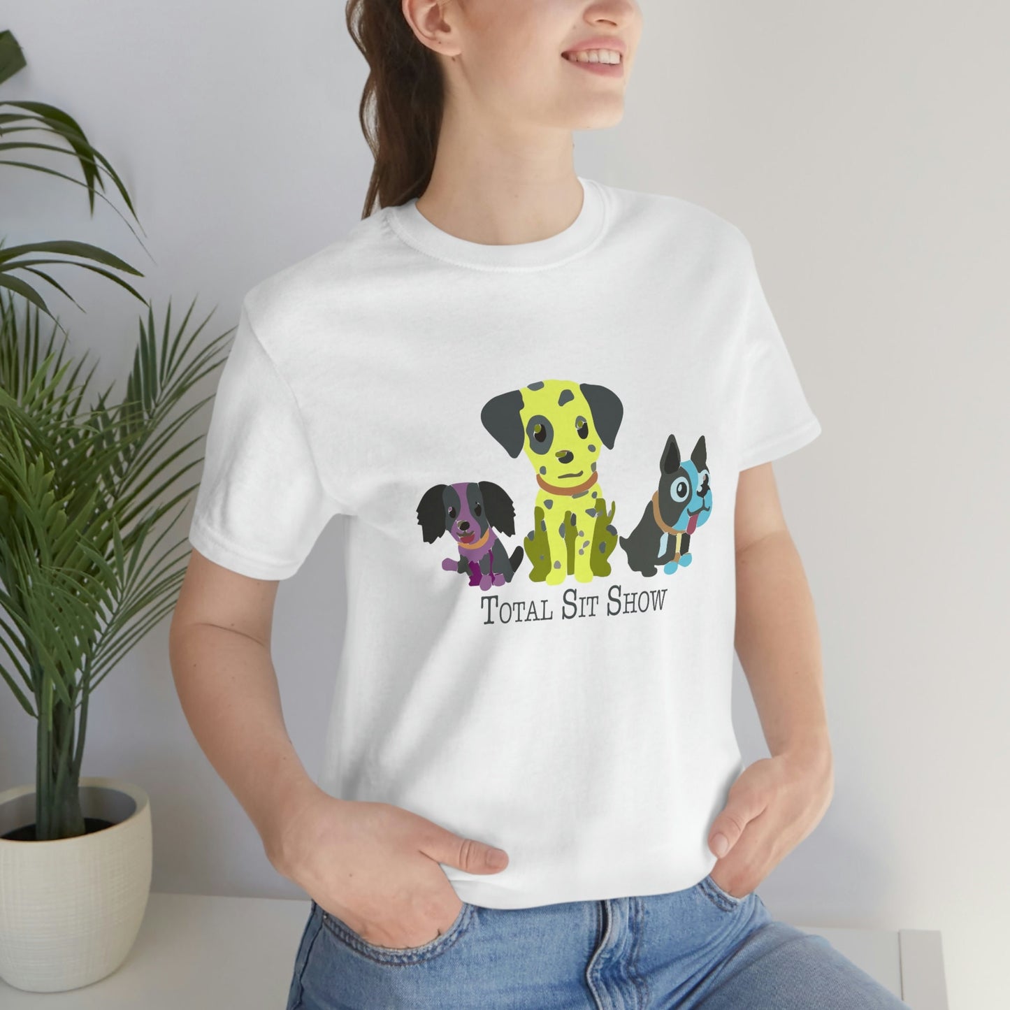 Total Sit Show Dog Tee Shirt, Dog Lover TShirt, Funny Dog T-Shirt, Gift for Pet Lover, Dog Mama, Dog People, Dog Mom, Gift for Women or Men