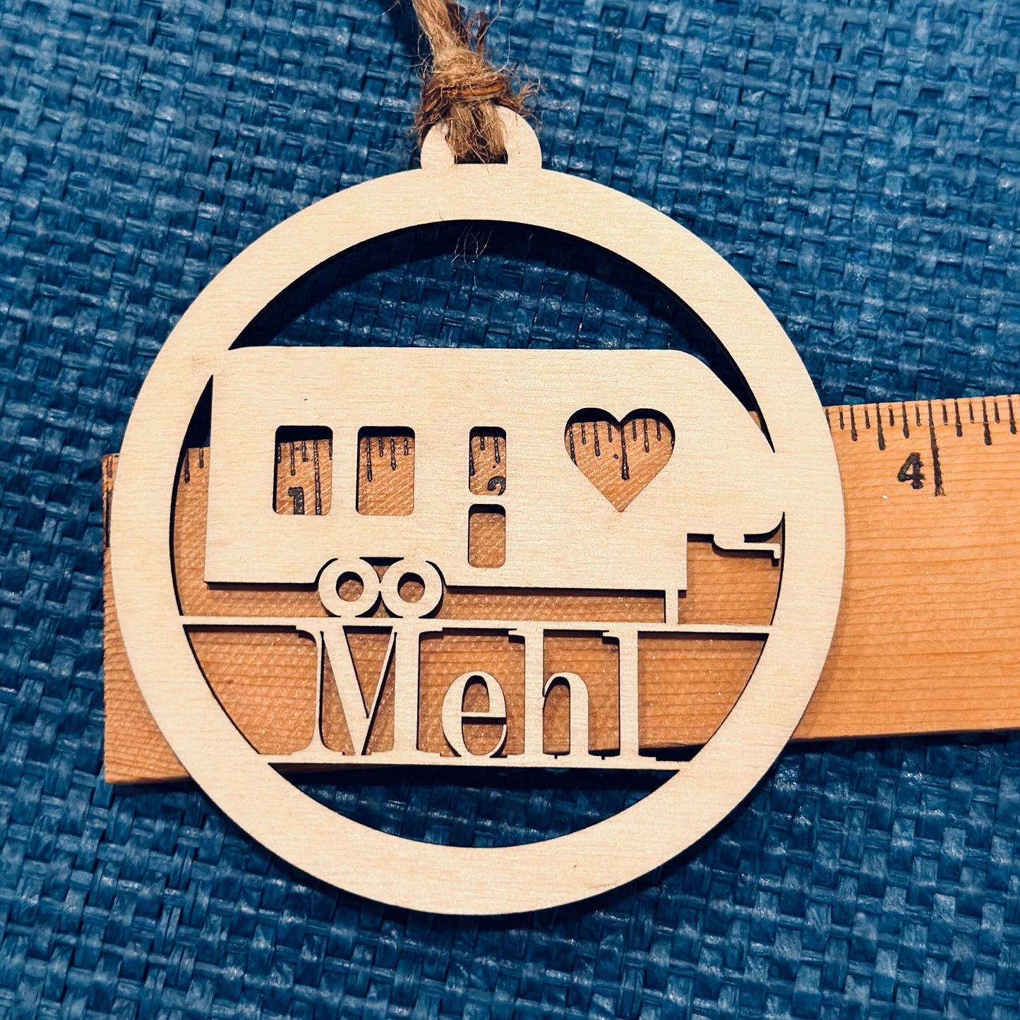 Personalized Fifth Wheel Camper Ornament, Custom Birchwood RV Gift