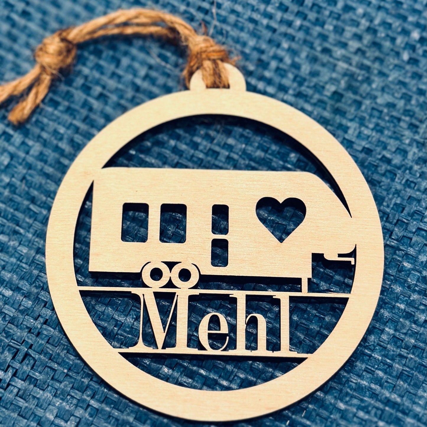 Personalized Fifth Wheel Camper Ornament, Custom Birchwood RV Gift