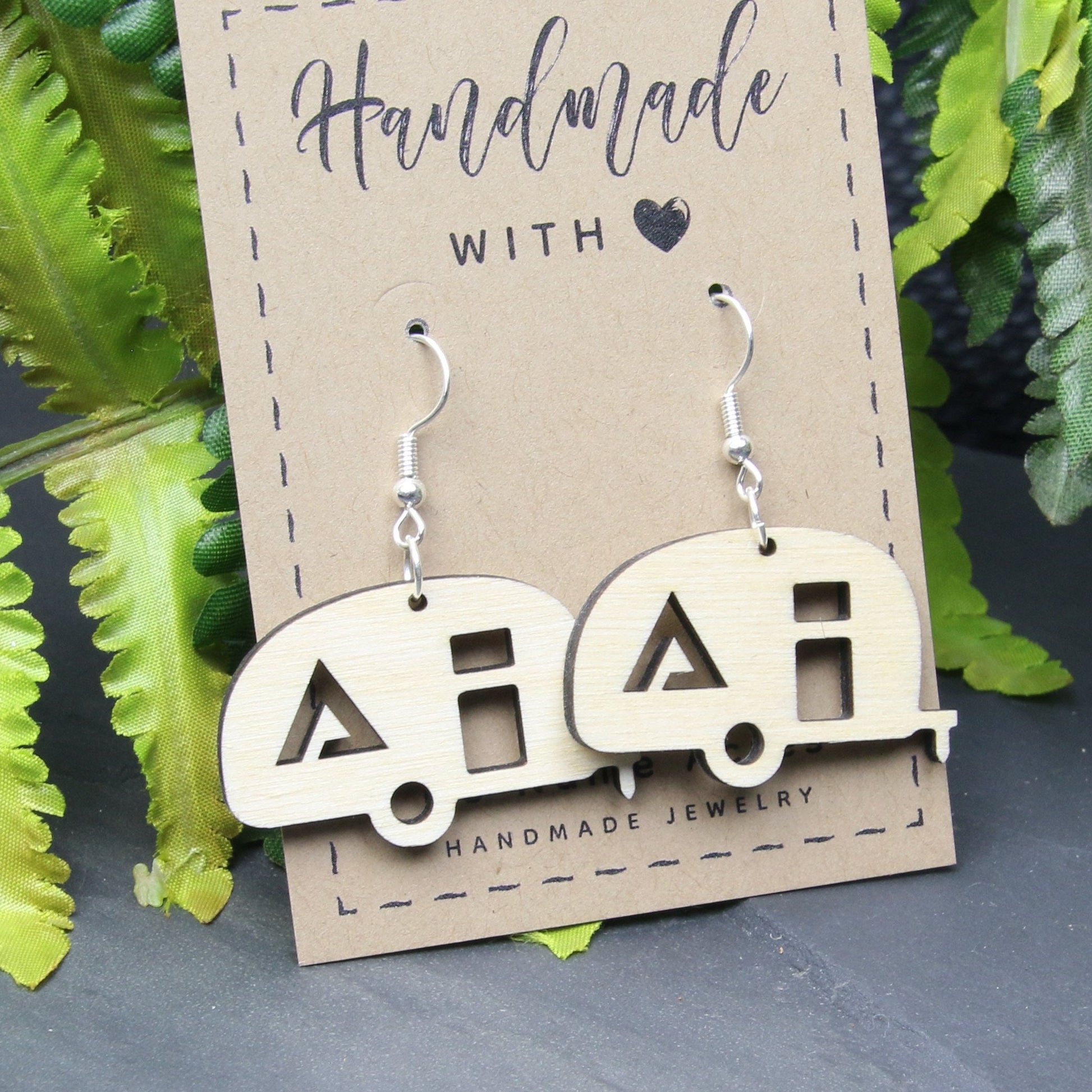Retro Alliance Travel Trailer Earrings, Show your Love of Camping, RV Camping Life, a Perfect Gift