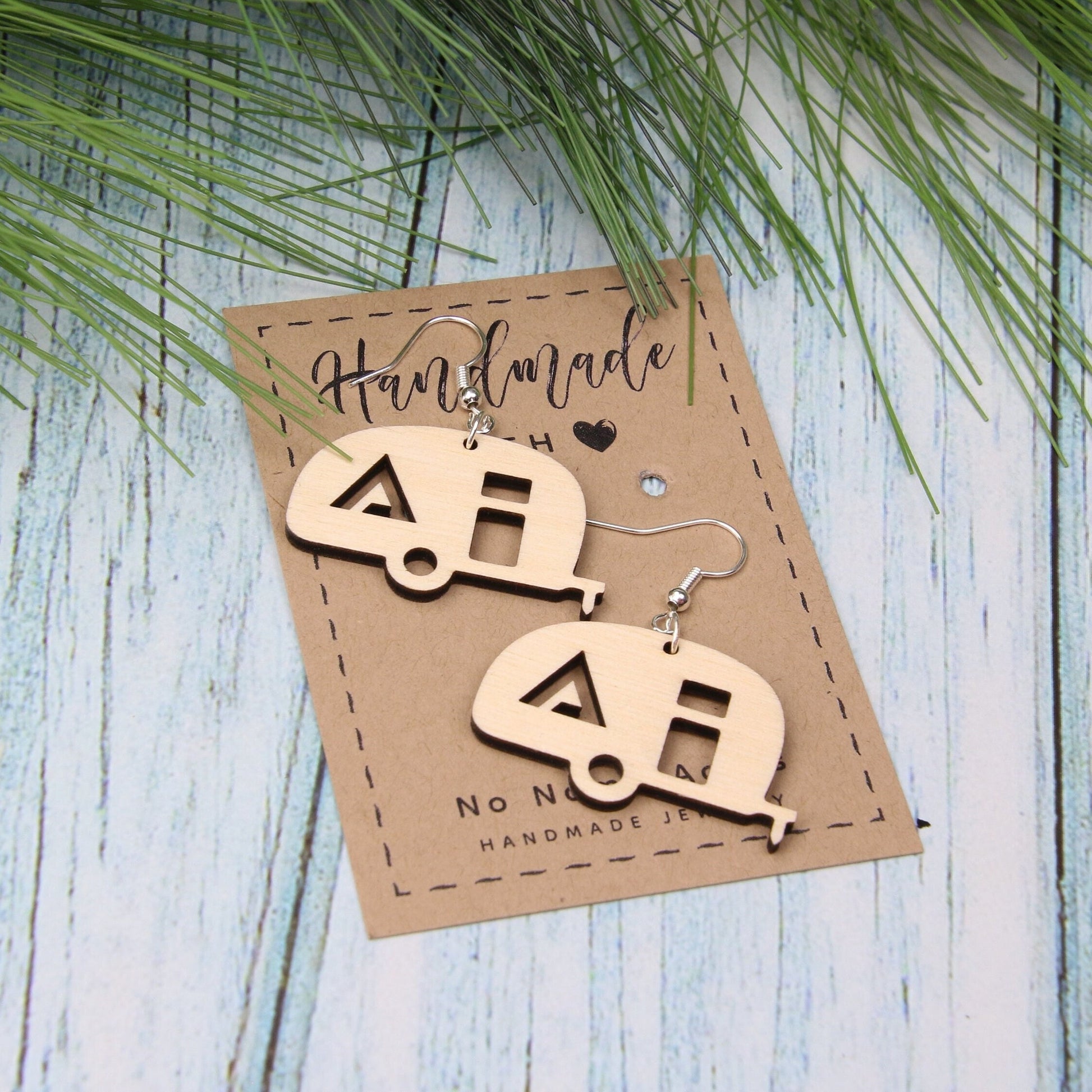 Retro Alliance Travel Trailer Earrings, Show your Love of Camping, RV Camping Life, a Perfect Gift
