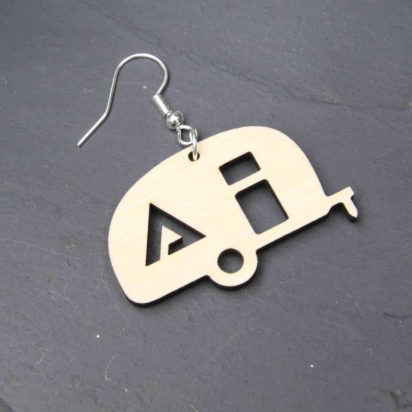 Retro Alliance Travel Trailer Earrings, Show your Love of Camping, RV Camping Life, a Perfect Gift