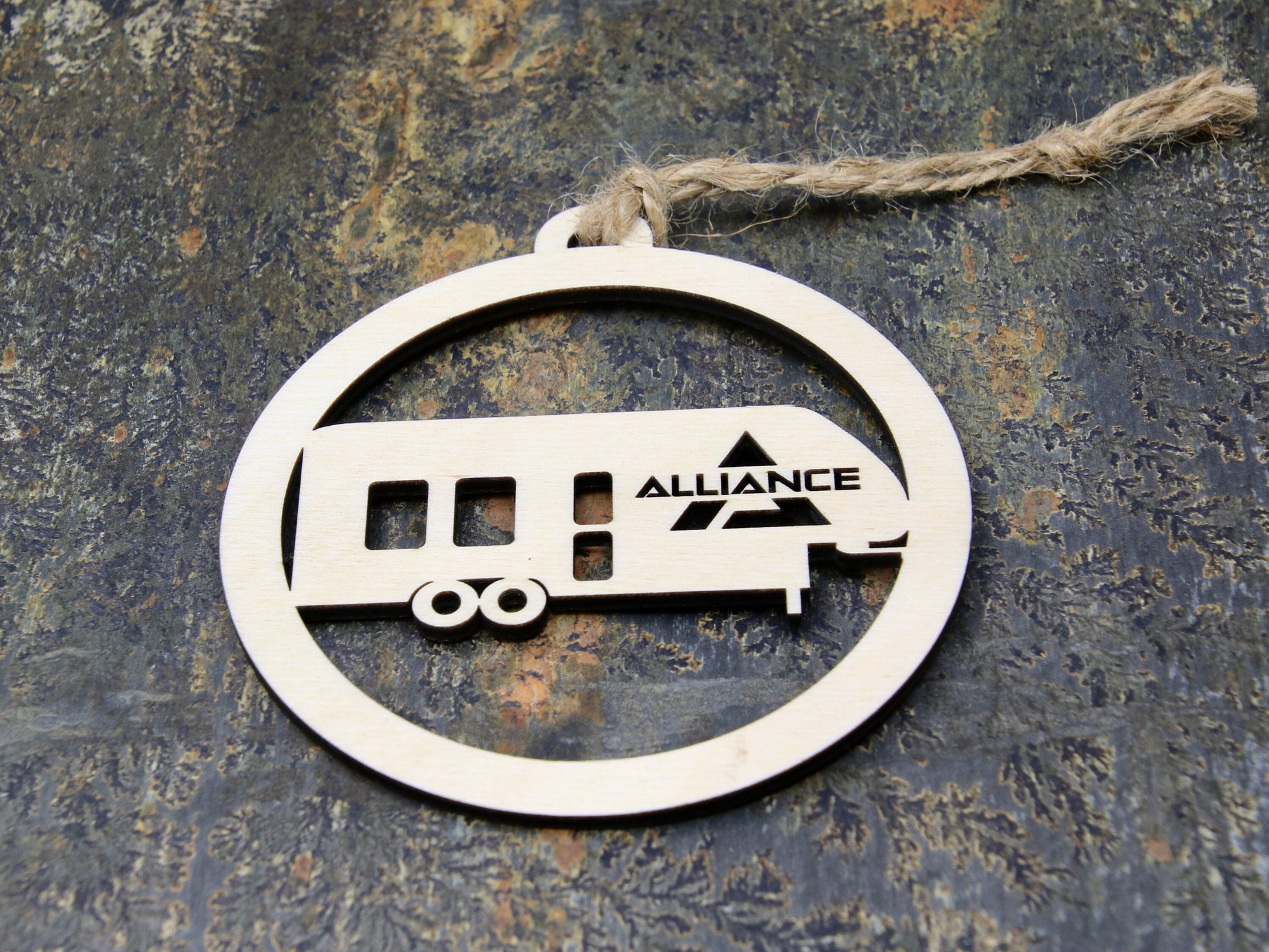 Alliance Fifth Wheel Ornament, Birchwood RV Camper Christmas Ornament