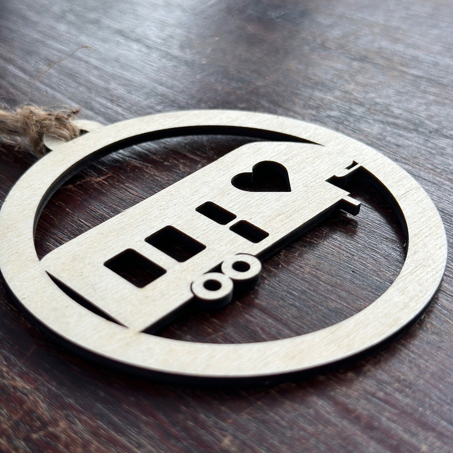 Birchwood 5th Wheel Camper Ornament, Handmade RV Christmas Gift