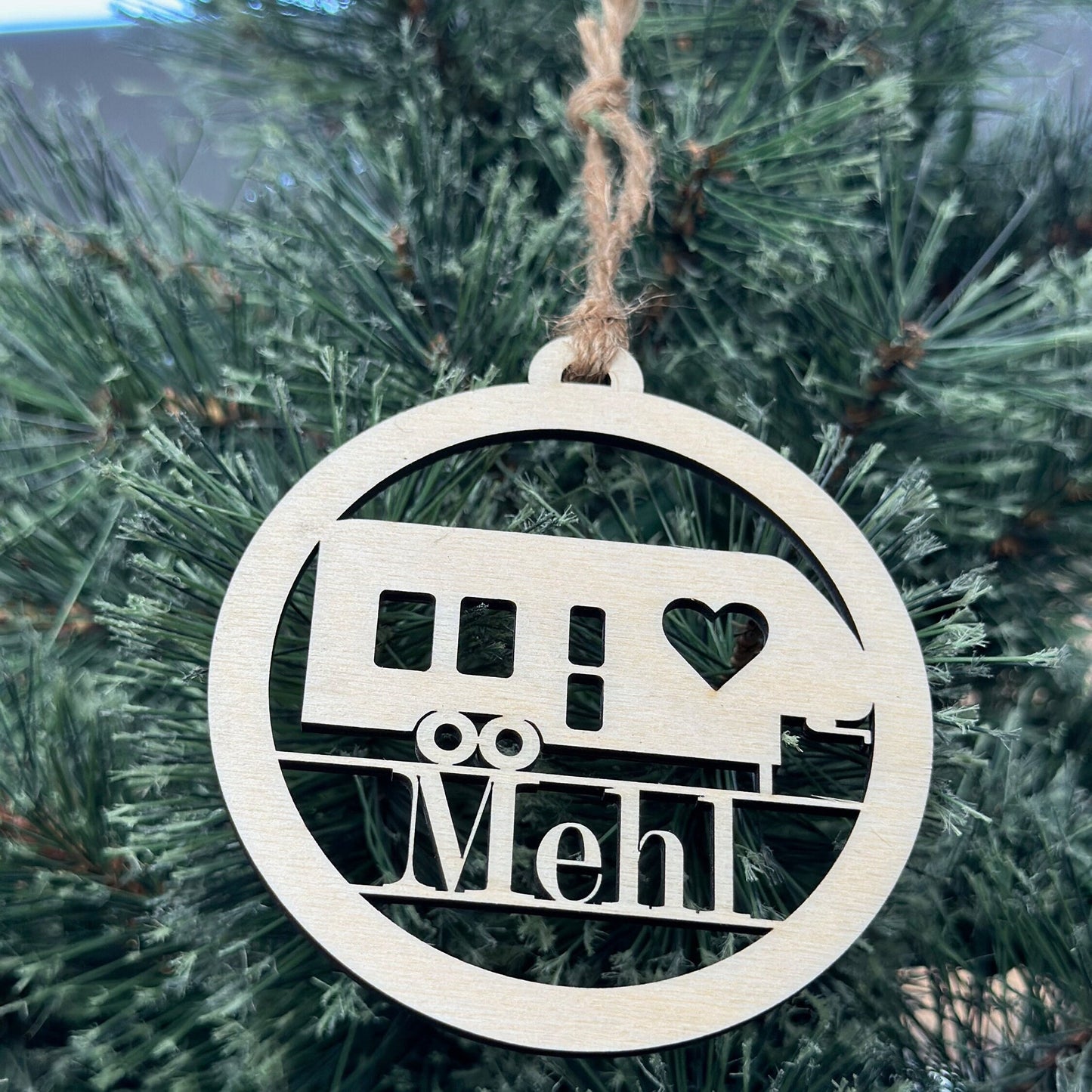 Personalized Fifth Wheel Camper Ornament, Custom Birchwood RV Gift