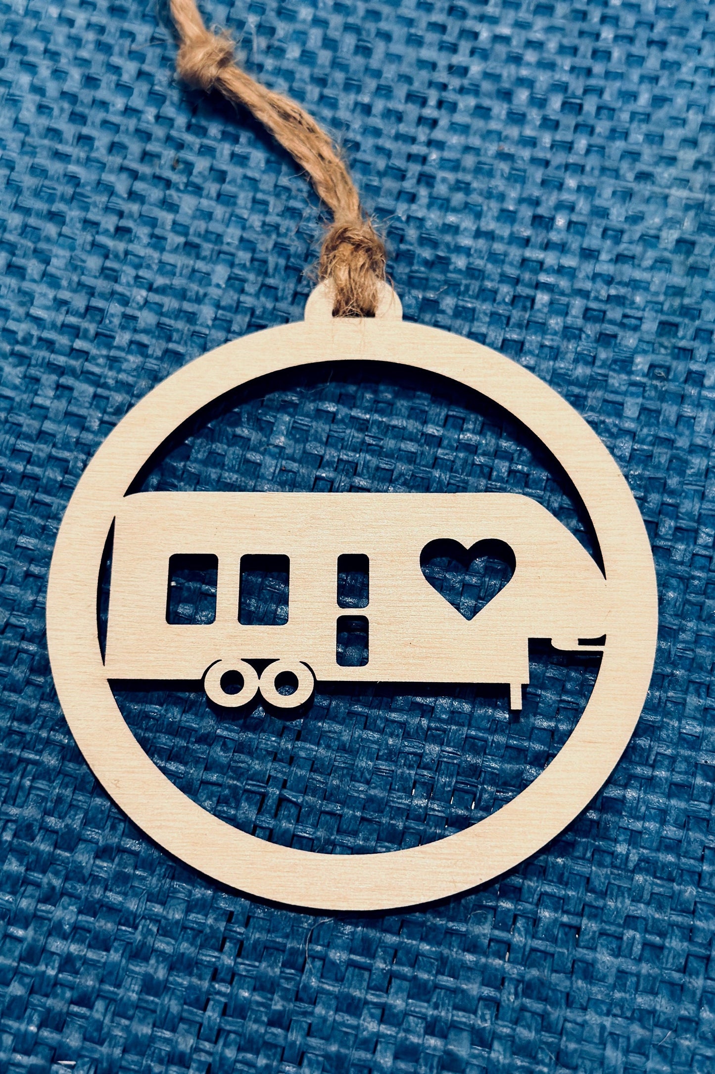 Birchwood 5th Wheel Camper Ornament, Handmade RV Christmas Gift