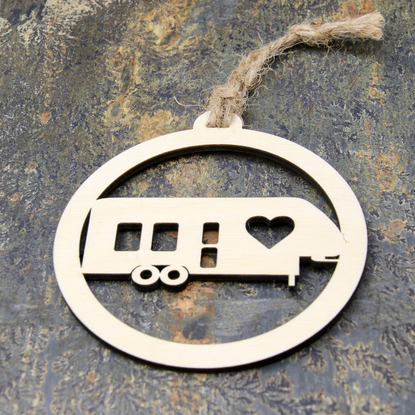 Birchwood 5th Wheel Camper Ornament, Handmade RV Christmas Gift
