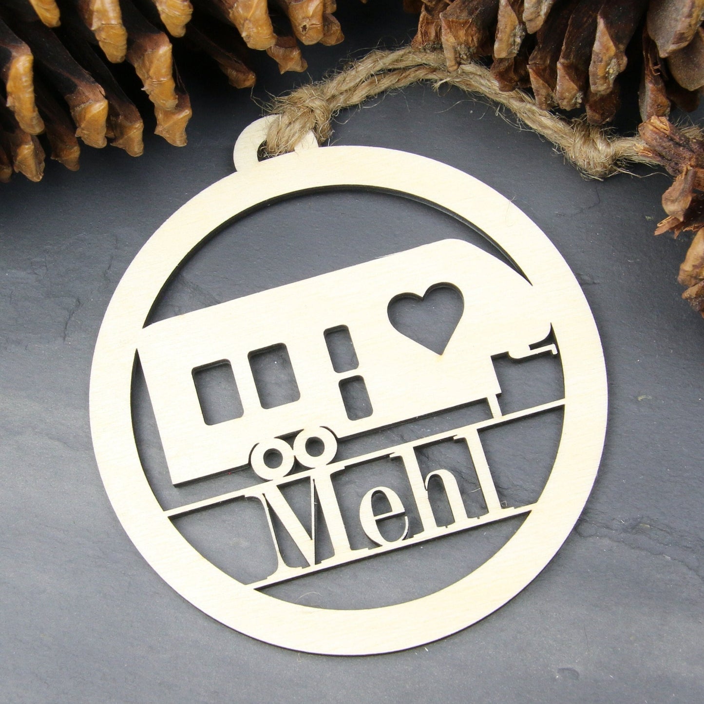 Personalized Fifth Wheel Camper Ornament, Custom Birchwood RV Gift