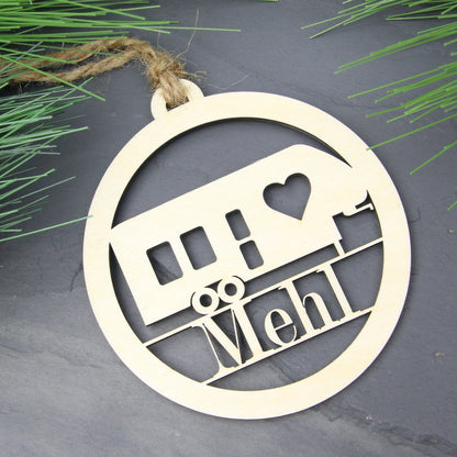 Personalized Fifth Wheel Camper Ornament, Custom Birchwood RV Gift