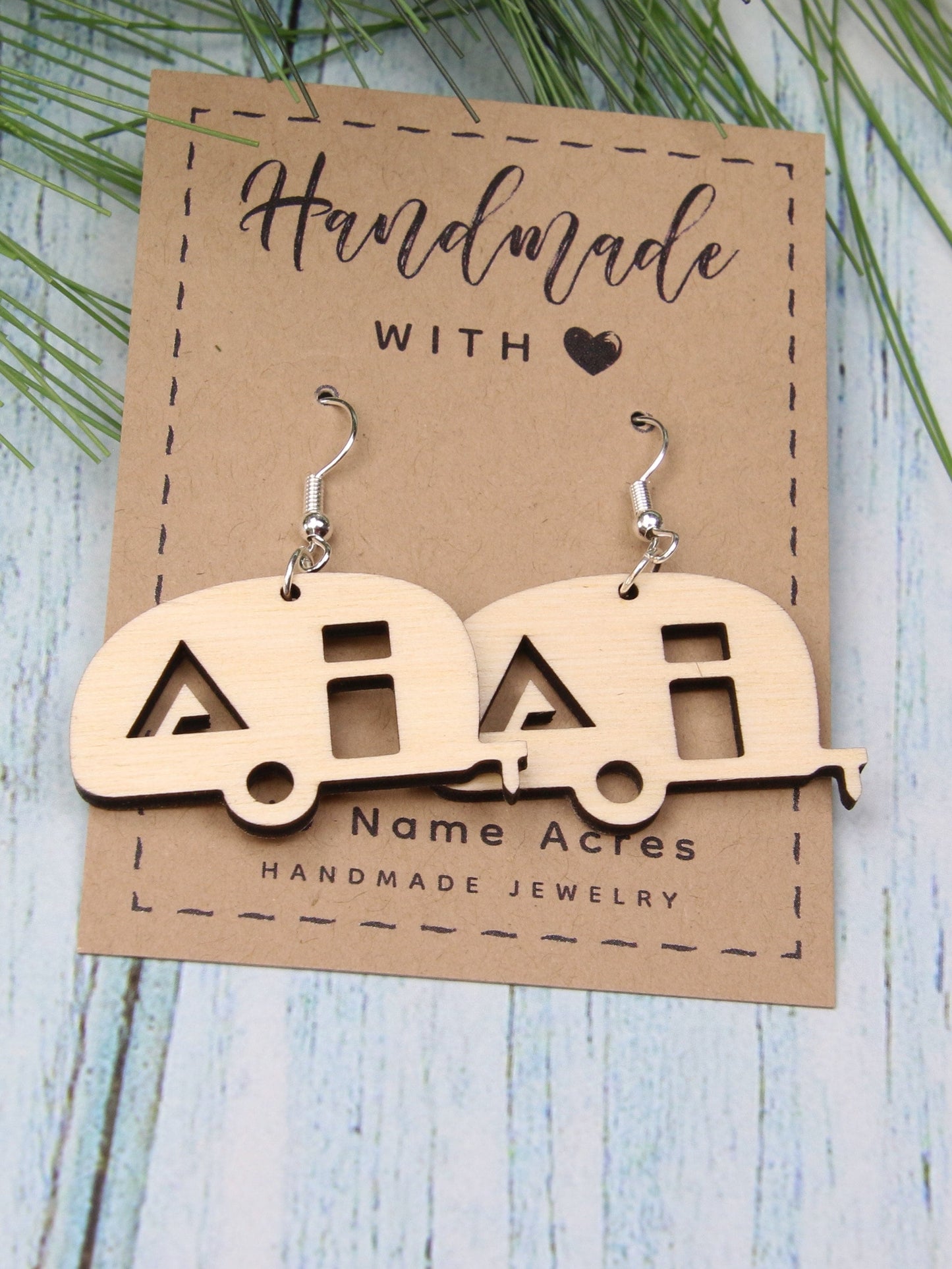 Retro Alliance Travel Trailer Earrings, Show your Love of Camping, RV Camping Life, a Perfect Gift