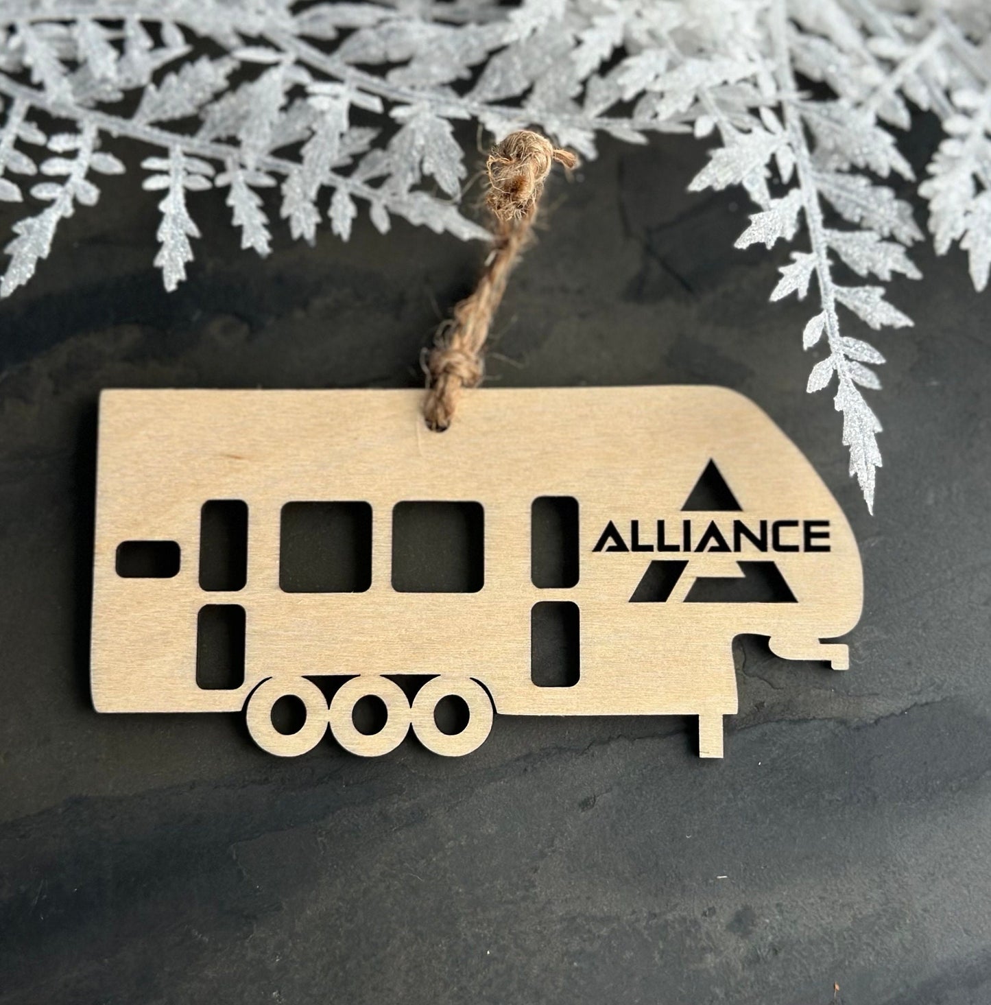 Birchwood Alliance 5th Wheel Camper Ornament, Handmade RV Christmas Gift