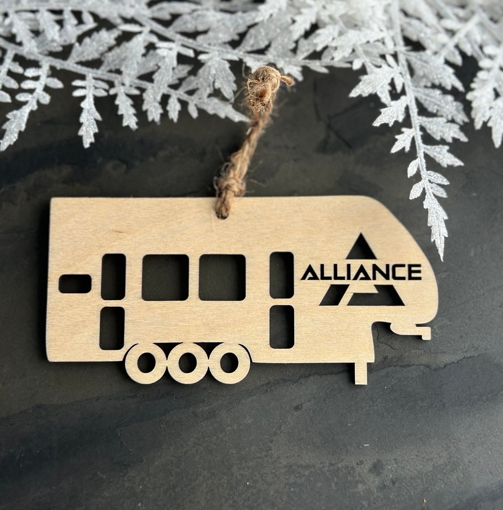 Birchwood Alliance 5th Wheel Camper Ornament, Handmade RV Christmas Gift