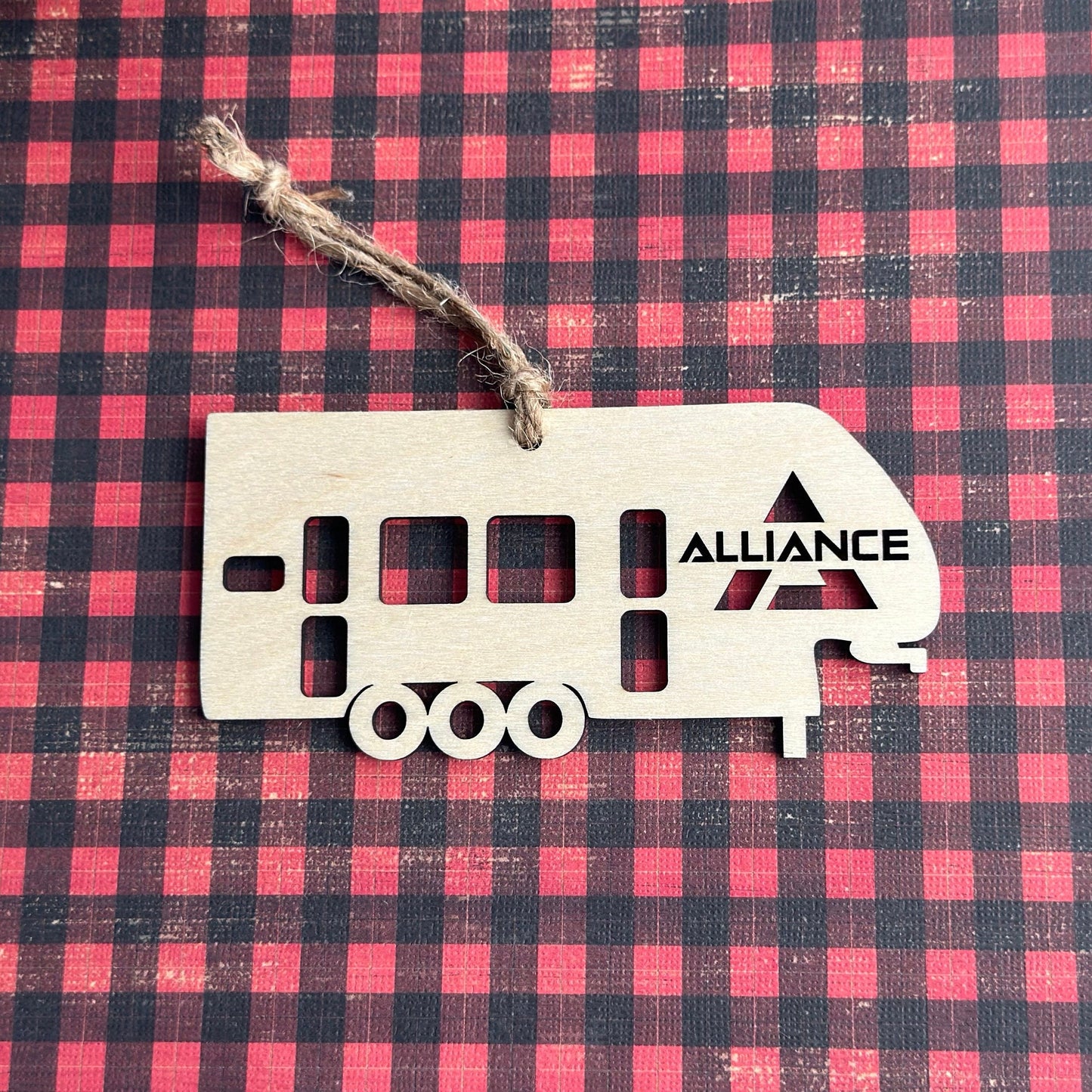 Birchwood Alliance 5th Wheel Camper Ornament, Handmade RV Christmas Gift