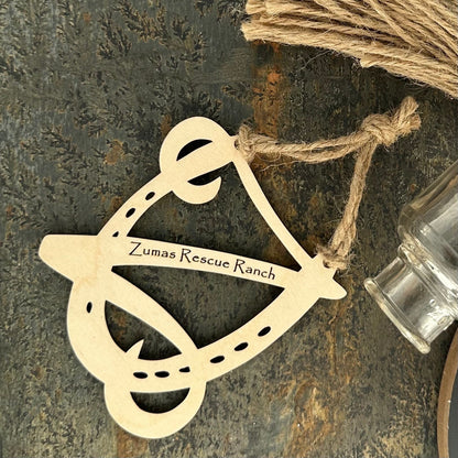 Personalized Horse Ornament, Zuma's Rescue Ranch, Equestrian Gift