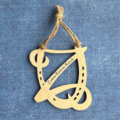 Personalized Horse Ornament, Zuma's Rescue Ranch, Equestrian Gift