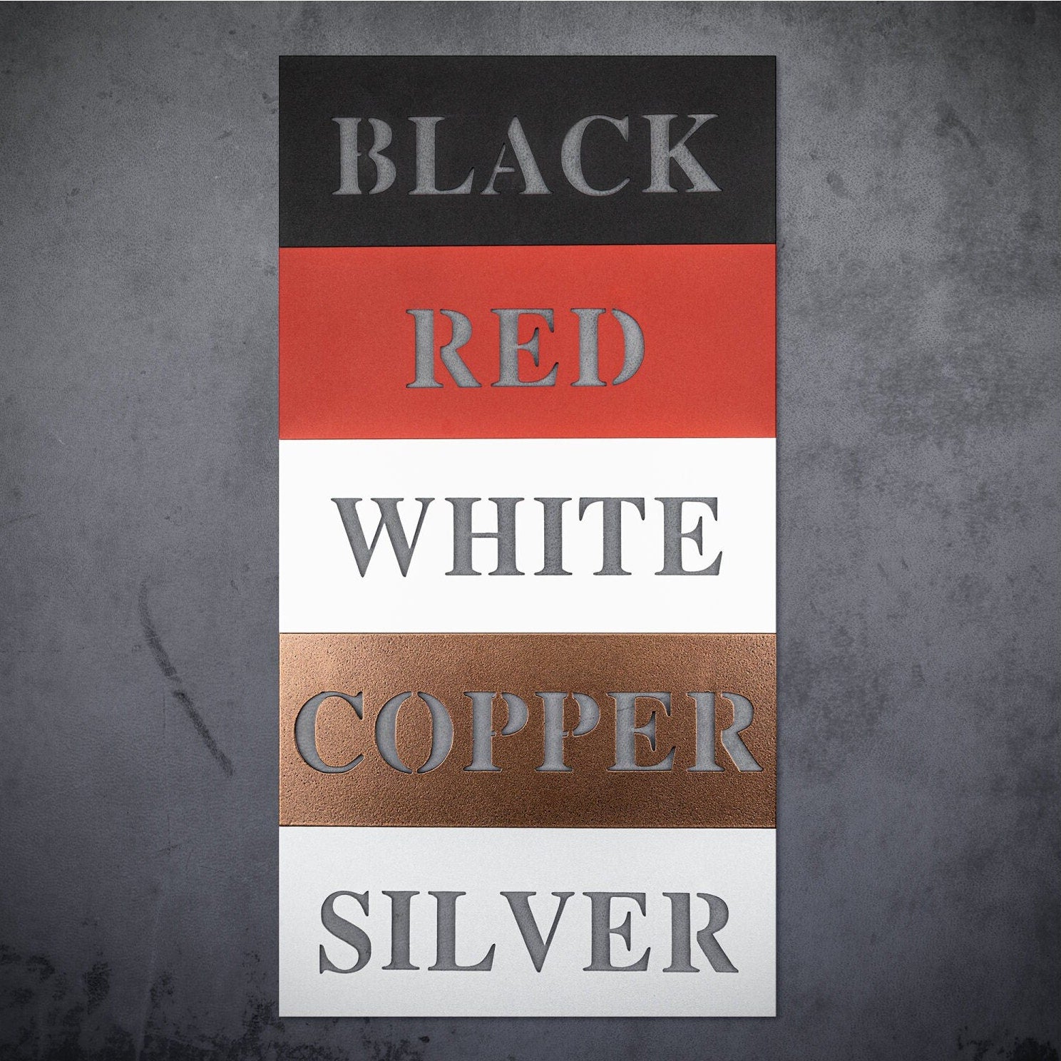 Personalized Bear Monogram Metal Wall Art, Family Name Sign