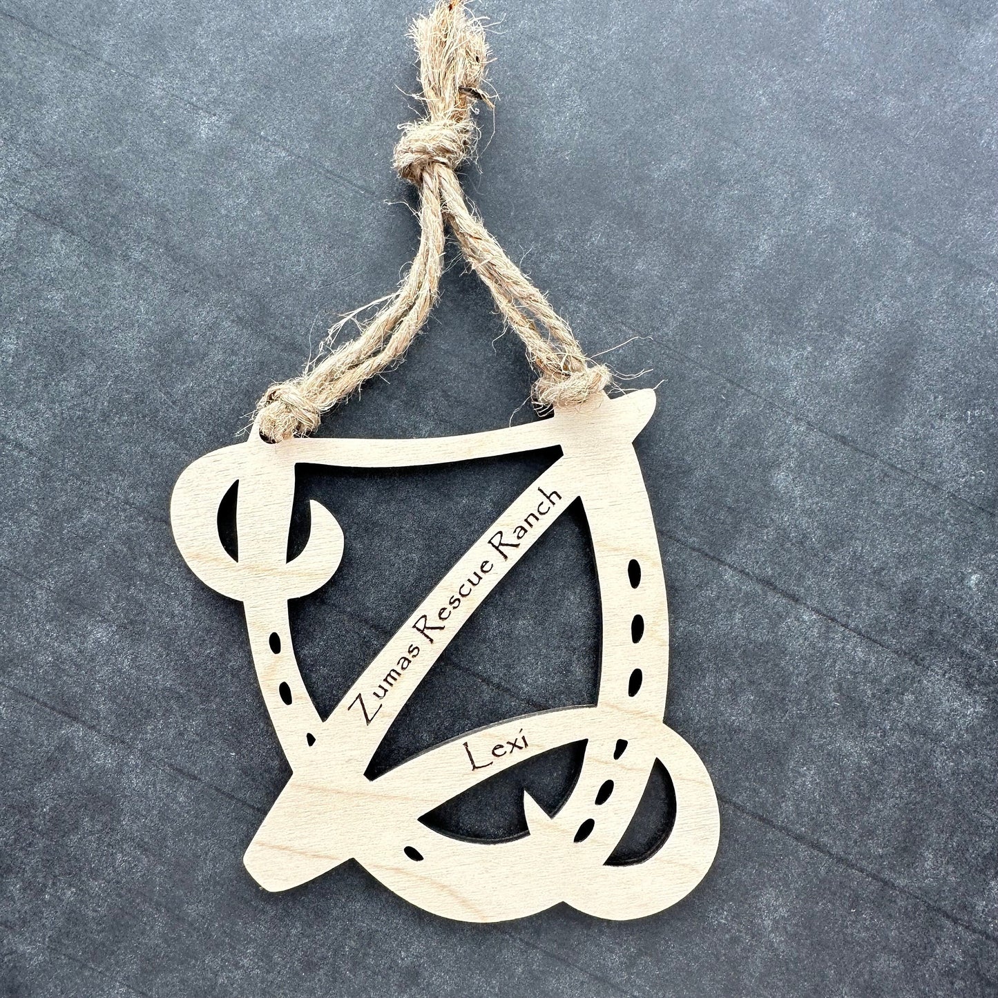 Personalized Horse Ornament, Zuma's Rescue Ranch, Equestrian Gift