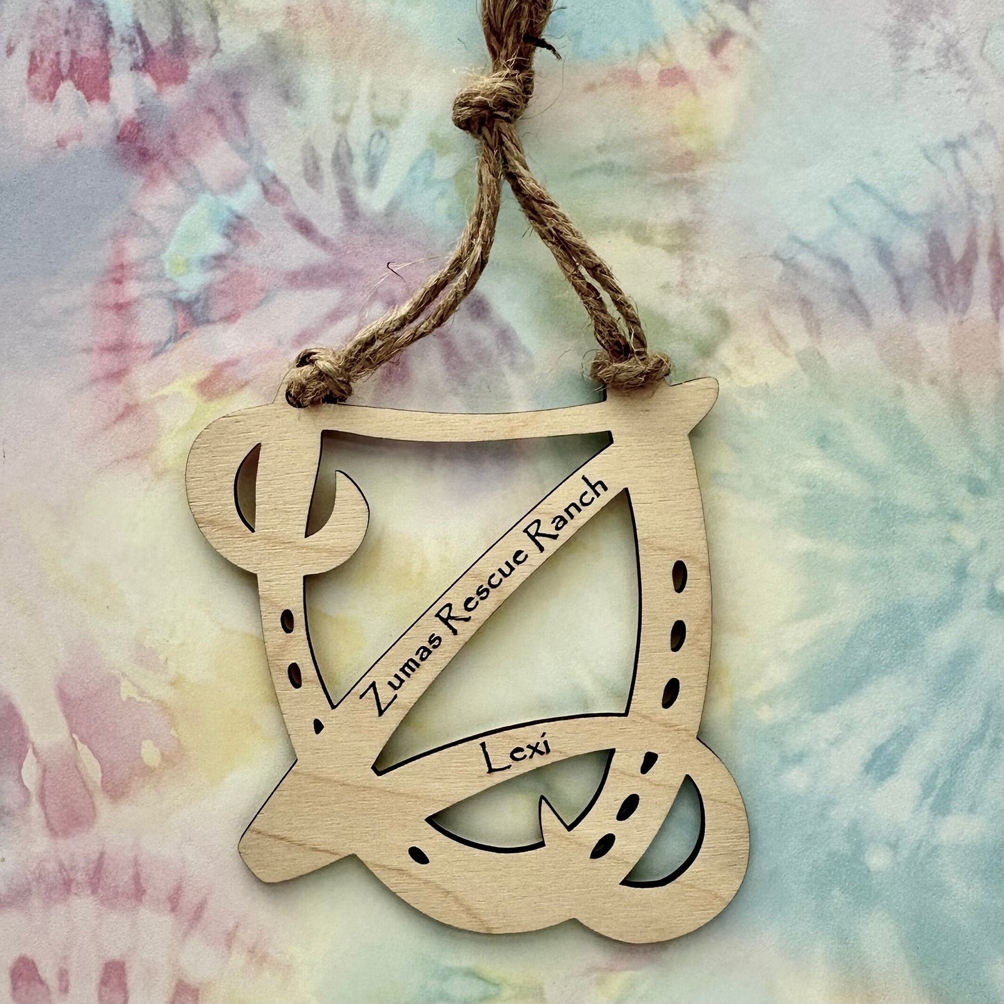 Personalized Horse Ornament, Zuma's Rescue Ranch, Equestrian Gift