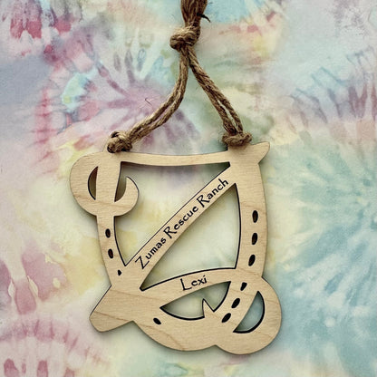 Personalized Horse Ornament, Zuma's Rescue Ranch, Equestrian Gift