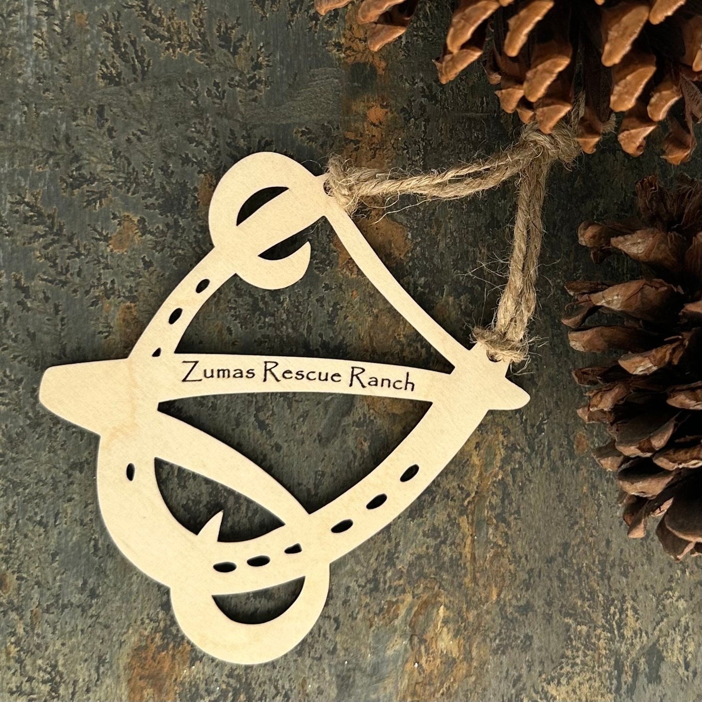 Personalized Horse Ornament, Zuma's Rescue Ranch, Equestrian Gift