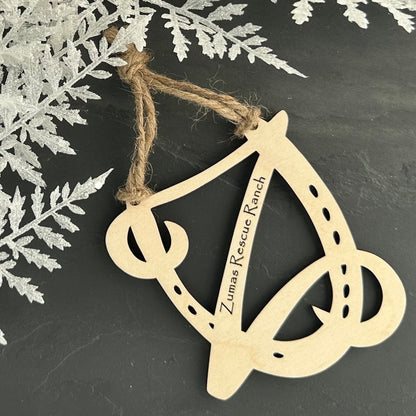 Personalized Horse Ornament, Zuma's Rescue Ranch, Equestrian Gift