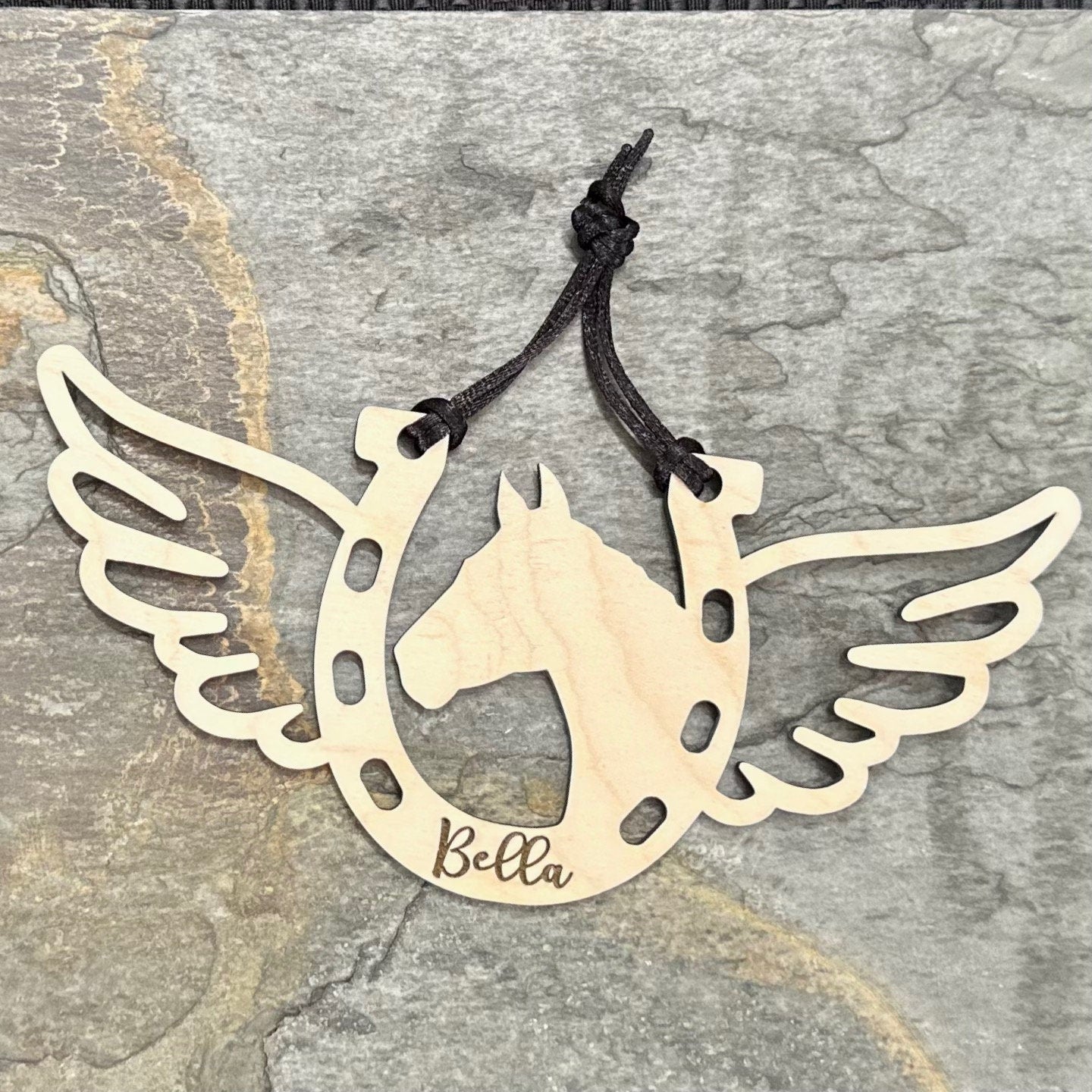 Horse Memorial Ornament, Custom Equestrian Gift, Horse Lover Gift, Memorial Ornament