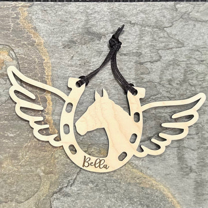 Horse Memorial Ornament, Custom Equestrian Gift, Horse Lover Gift, Memorial Ornament
