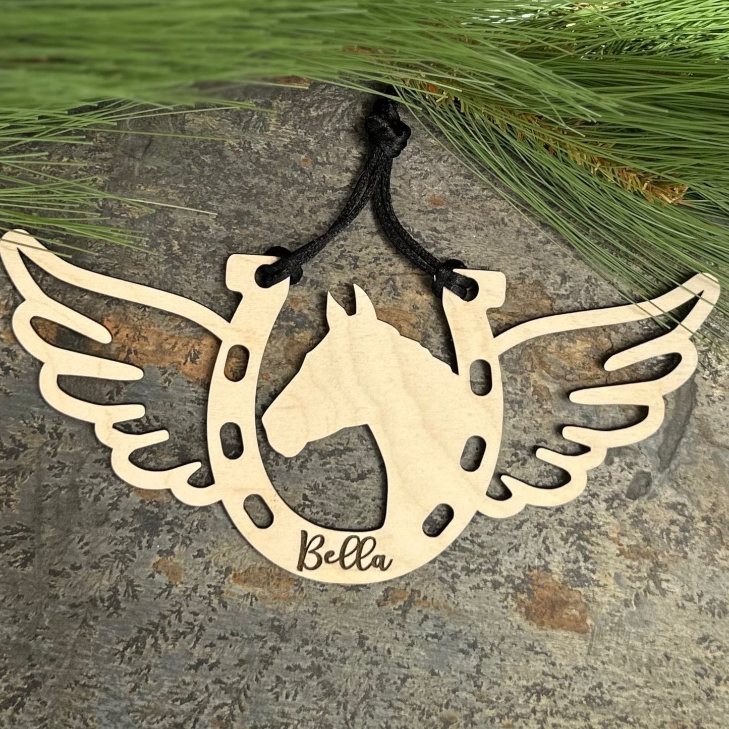 Horse Memorial Ornament, Custom Equestrian Gift, Horse Lover Gift, Memorial Ornament