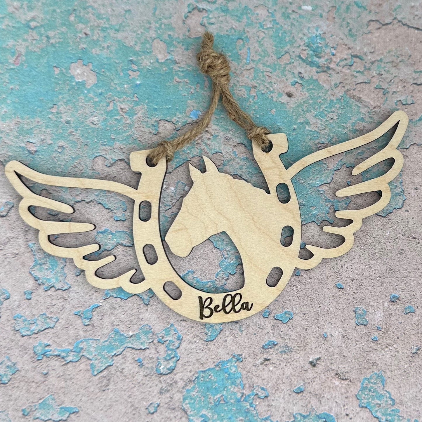 Horse Memorial Ornament, Custom Equestrian Gift, Horse Lover Gift, Memorial Ornament