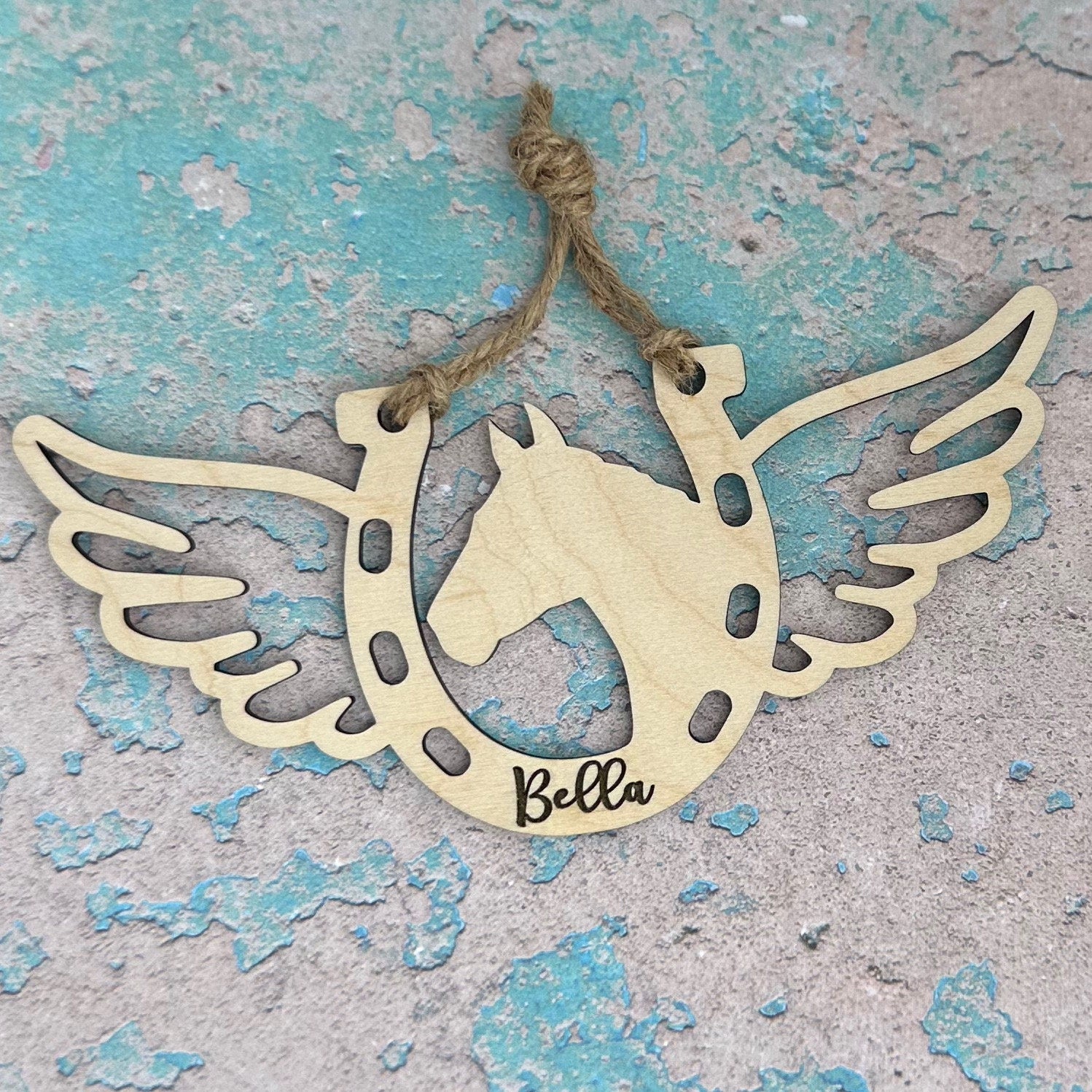 Horse Memorial Ornament, Custom Equestrian Gift, Horse Lover Gift, Memorial Ornament