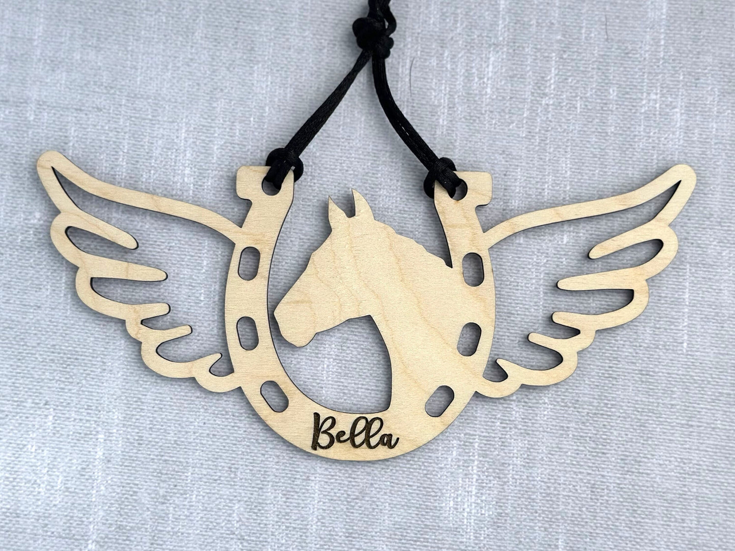 Horse Memorial Ornament, Custom Equestrian Gift, Horse Lover Gift, Memorial Ornament