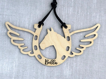 Horse Memorial Ornament, Custom Equestrian Gift, Horse Lover Gift, Memorial Ornament