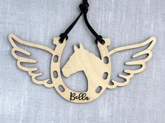 Horse Memorial Ornament, Custom Equestrian Gift, Horse Lover Gift, Memorial Ornament
