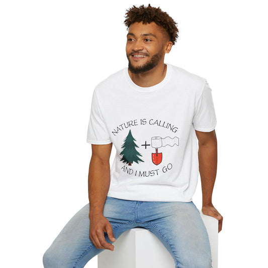 Camping Humor Tee, Hiking Shirt, Nature Lover Gift, Outdoor Adventure Top, Wilderness Wanderer Clothing