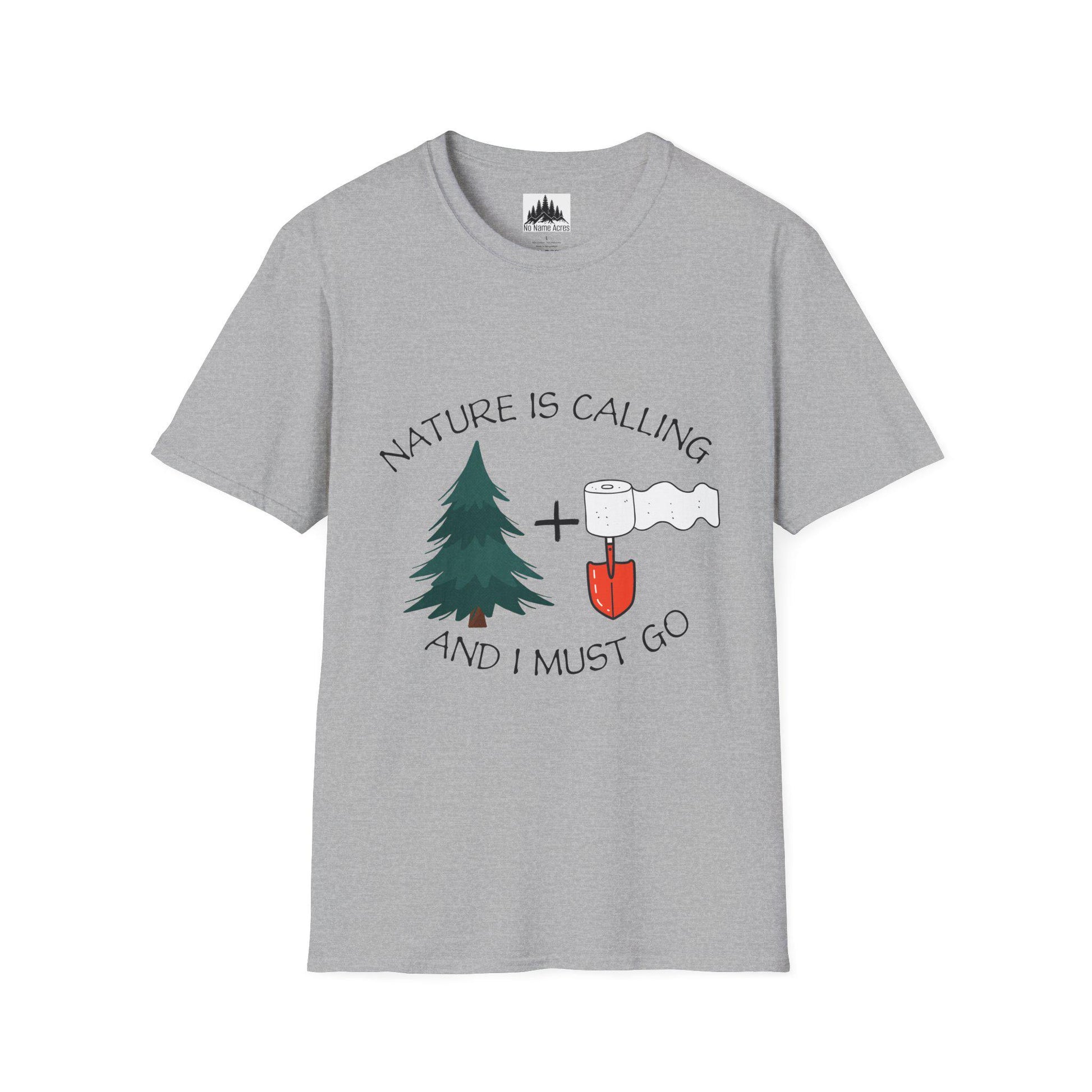 Camping Humor Tee, Hiking Shirt, Nature Lover Gift, Outdoor Adventure Top, Wilderness Wanderer Clothing