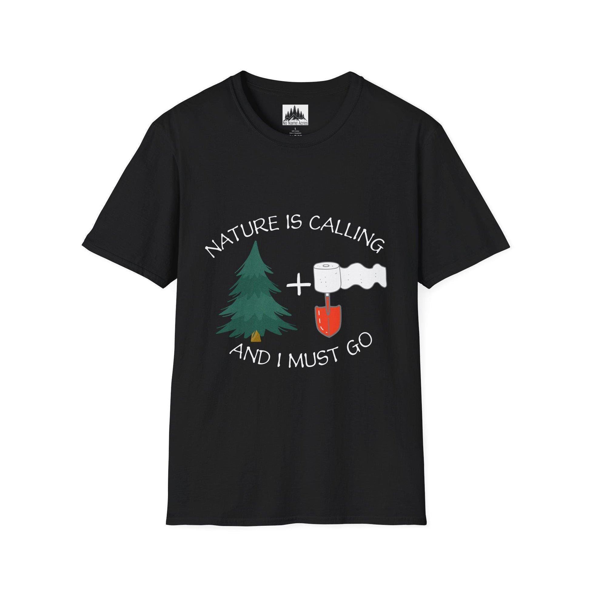 Camping Humor Tee, Hiking Shirt, Nature Lover Gift, Outdoor Adventure Top, Wilderness Wanderer Clothing