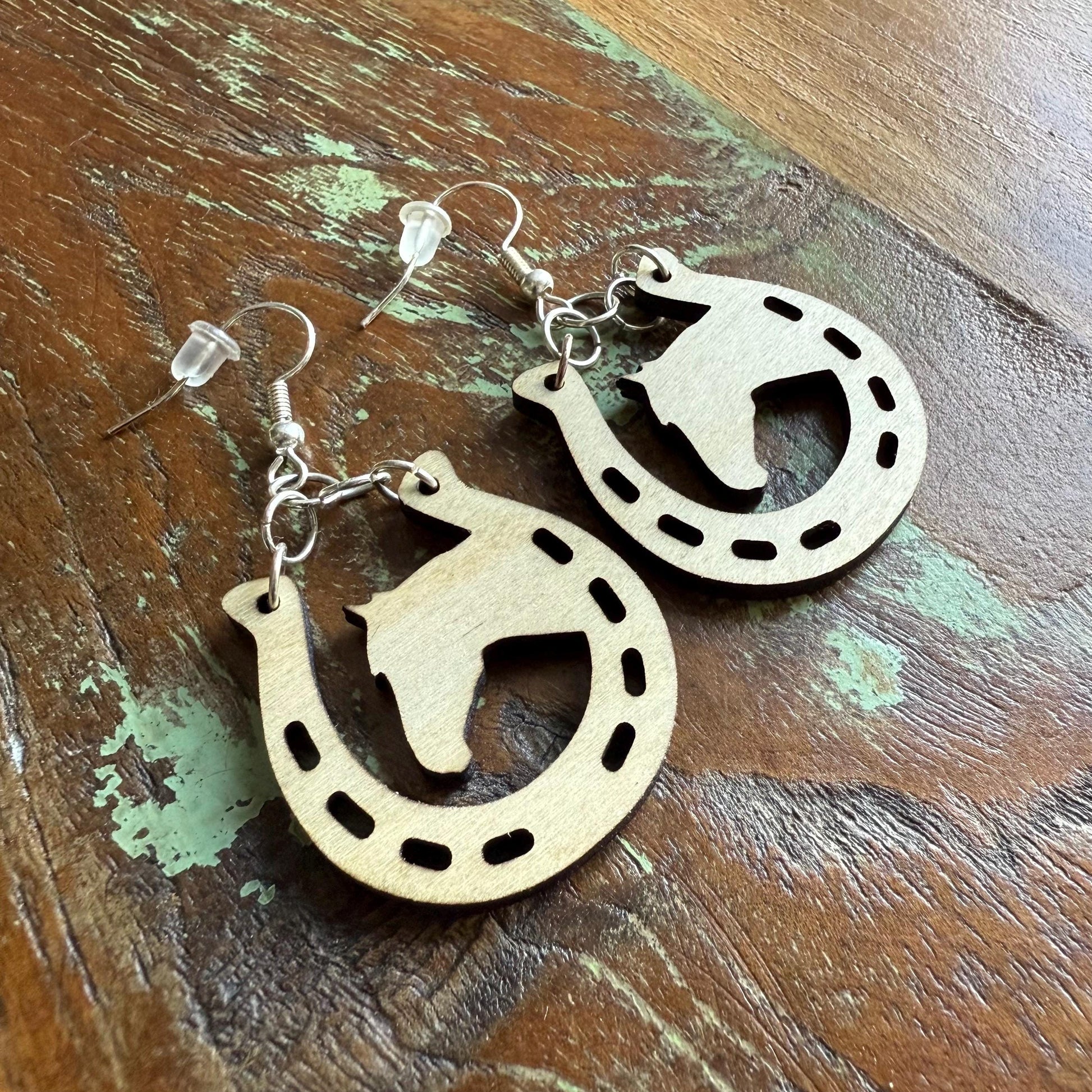 Unique Horse Earring. Love Equestrian Life, a Gift for Her