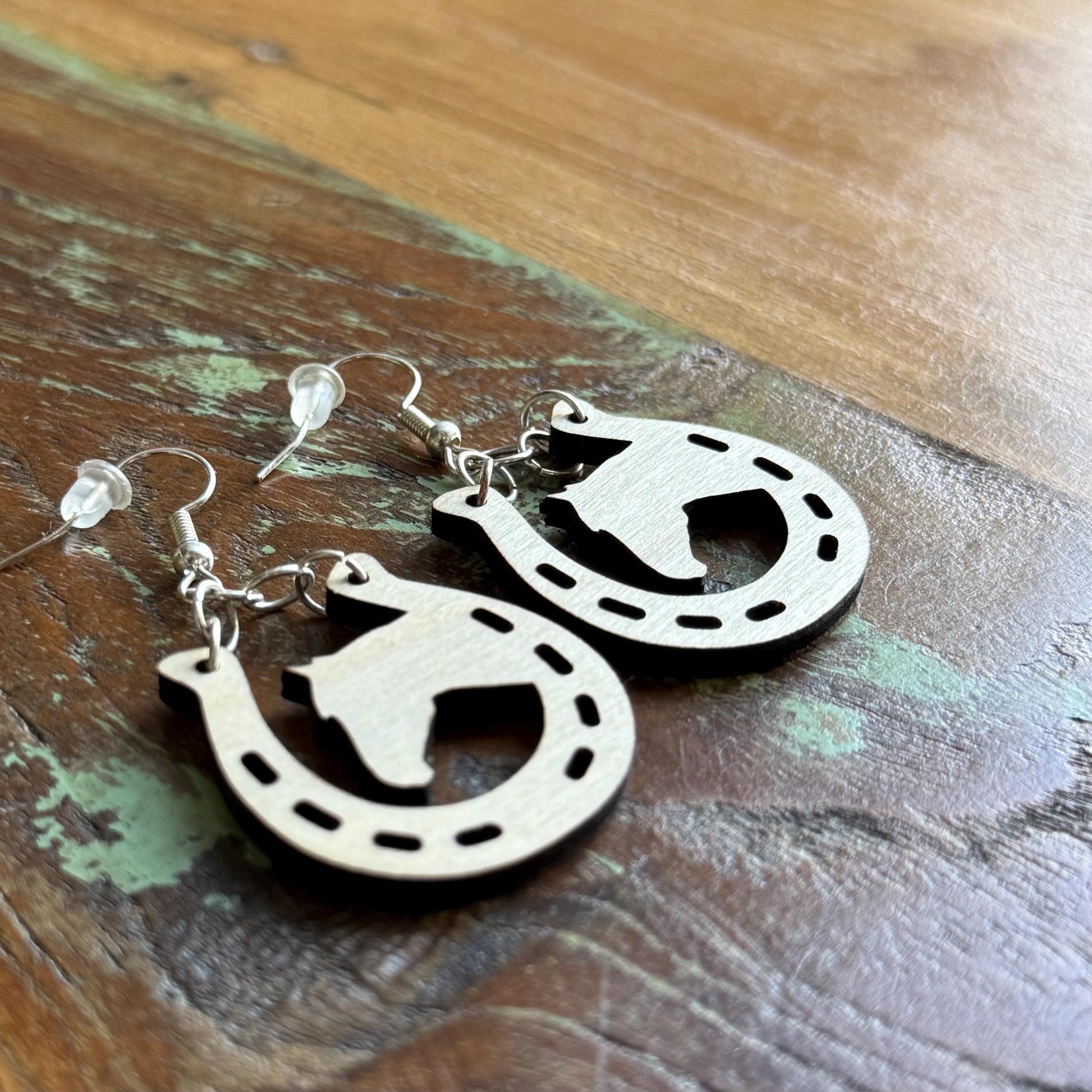 Unique Horse Earring. Love Equestrian Life, a Gift for Her