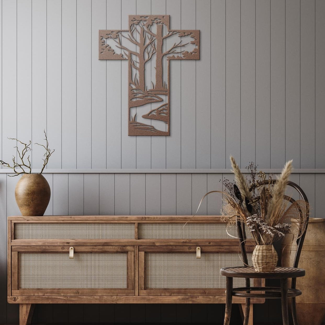 Stream in a wooded forest metal cross wall art
christian wall decor
metal cross home decor
religious metal wall art
cross wall decor
faith based home decor