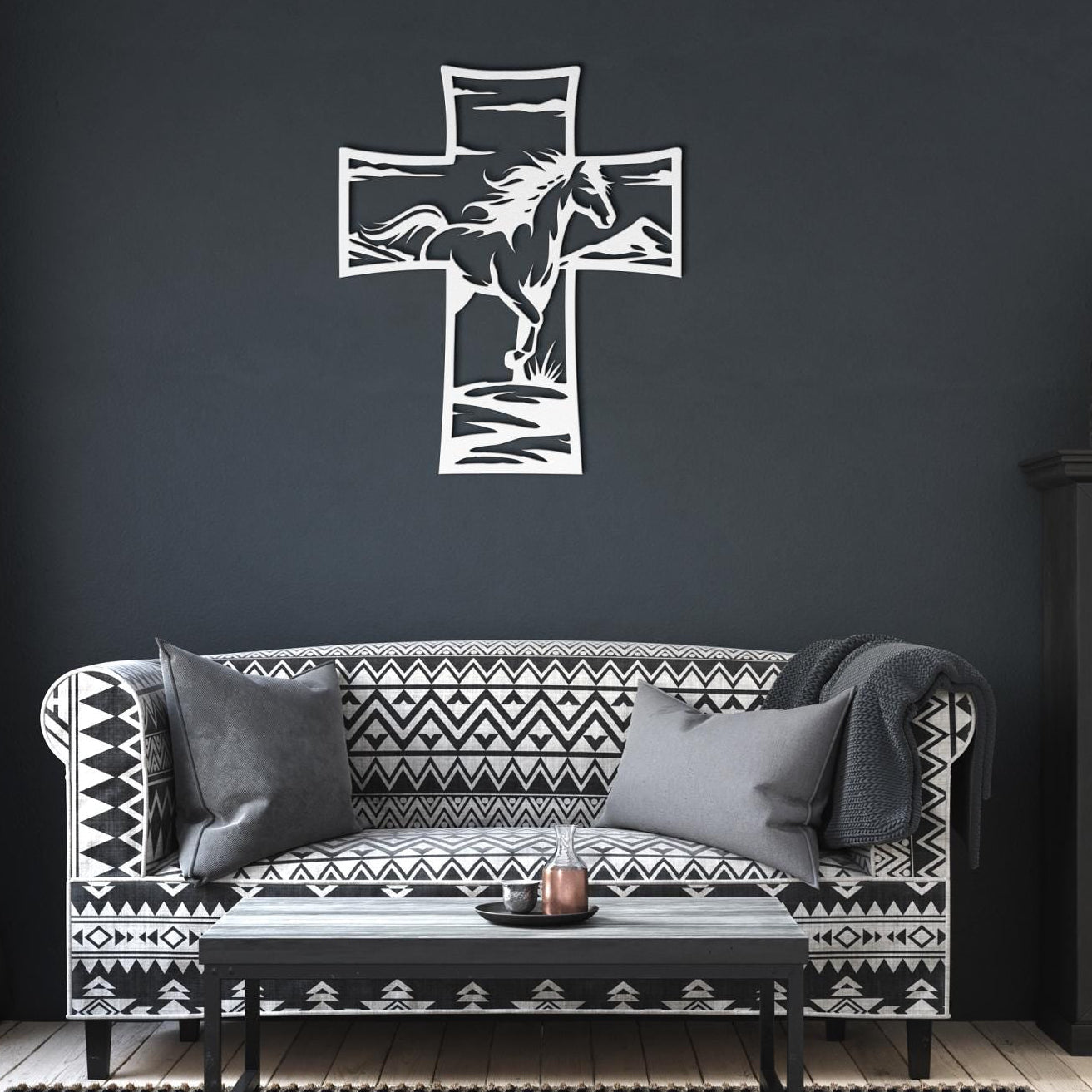 Horse and equestrian metal cross wall art
christian wall decor
metal cross home decor
religious metal wall art
cross wall decor
faith based home decor